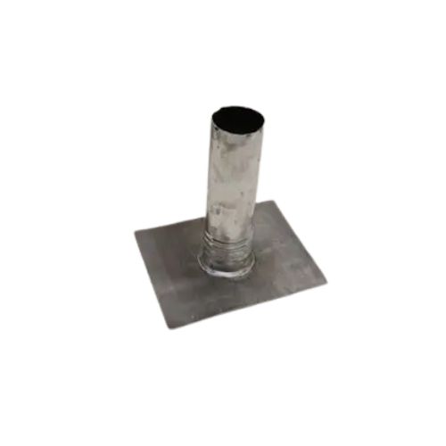 Metal pipe flashing for roofing and waterproofing applications