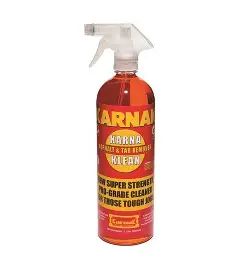 Karna glass and surface cleaner spray for industrial and construction applications