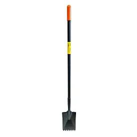 Roofing tear-off shovel for removing shingles and roofing materials