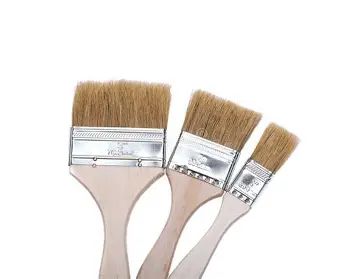 Paint brushes for roof coating, sealant, and construction applications