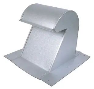 Custom fabricated metal roof vent for commercial roofing ventilation systems