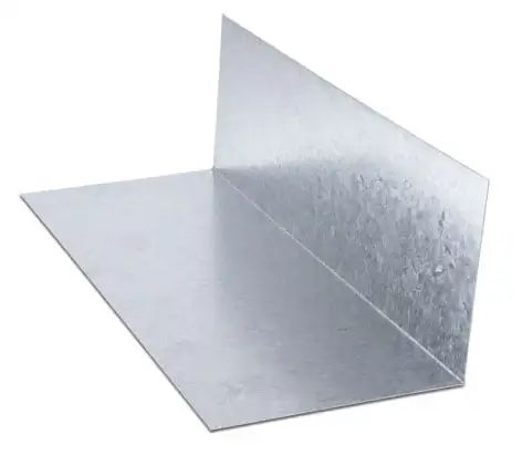 Custom fabricated L-flashing for roofing and waterproofing applications